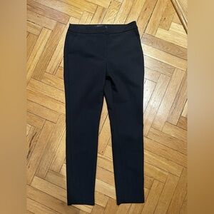 Zara Woman Black Label Black Straight Leg Women's Trousers Pants